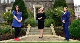 Sinéad Gibney, Chief Commissioner of IHREC, Geraldine McGahey, Chief Commissioner for the Equality Commission NI, Alyson Kilpatrick, Chief Commissioner for the NI Human Rights Commission 