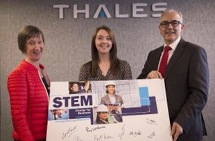 Thales signing the STEM Charter